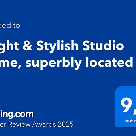 Bright & Stylish Studio Home, Superbly Located SJJ Exteriör bild